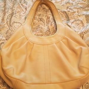 Leather coach bag